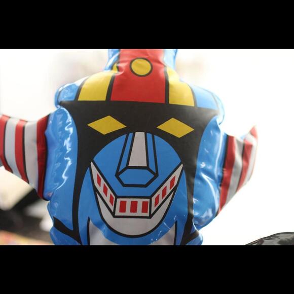 Robot Large inflatable toy figure vintage 70' grendizer Goldorak rare series - Picture 8 of 8